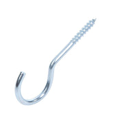Zinc Plated Steel Screw Hanging Hooks DIY - Indoor Outdoors
